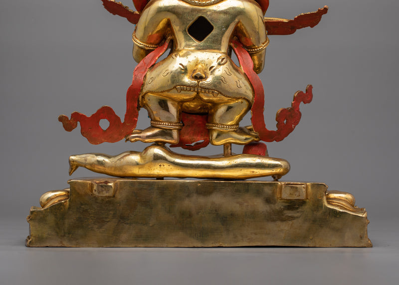 Vajrayana Shakya Mahakala Statue | Tibetan Buddhist Protector Deity