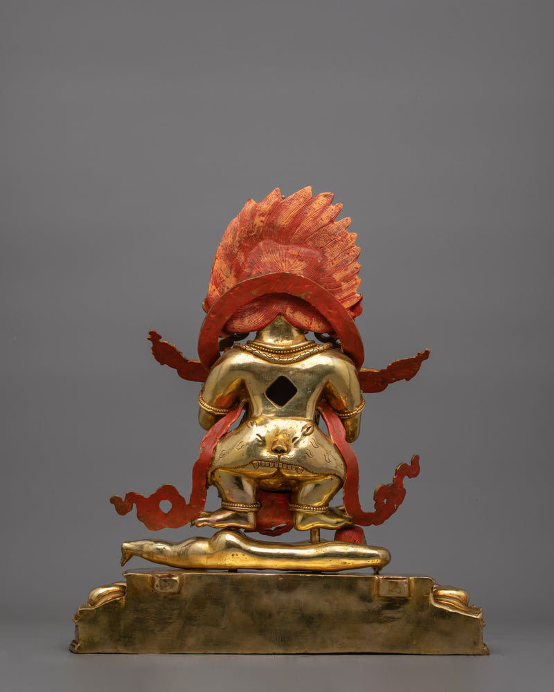 Vajrayana Shakya Mahakala Statue | Tibetan Buddhist Protector Deity