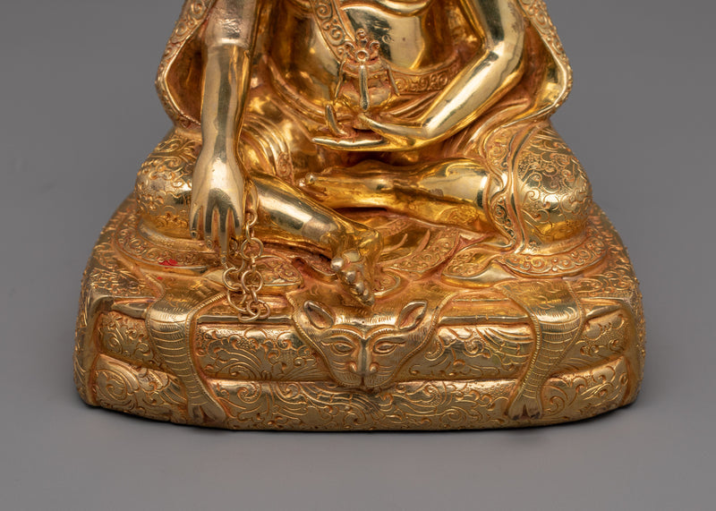 Tibetan Yogi Tangtong Gyalpo Statue | Himalayan Spiritual Artwork