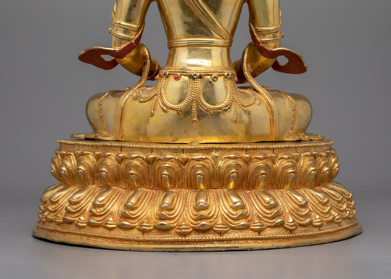 Himalayan Buddha of Eternal Life Amitayus Statue | Symbol of Longevity and Blessings