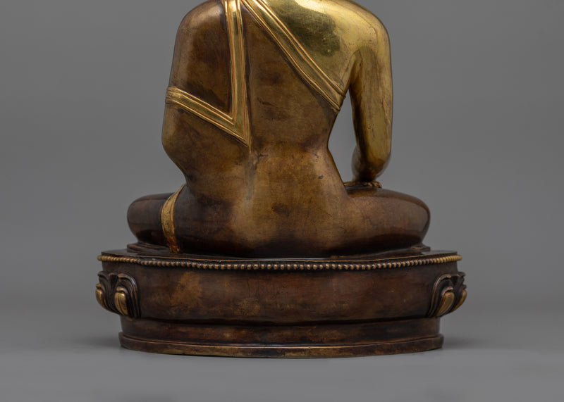 Tibetan Statue of First Buddha Shakyamuni | Traditional Himalayan Art of Tibet