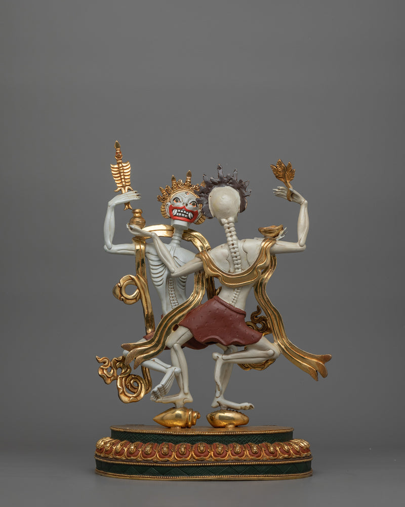 Tibetan Protector Deity Chittipati Statue | Lord of the Cremation Grounds