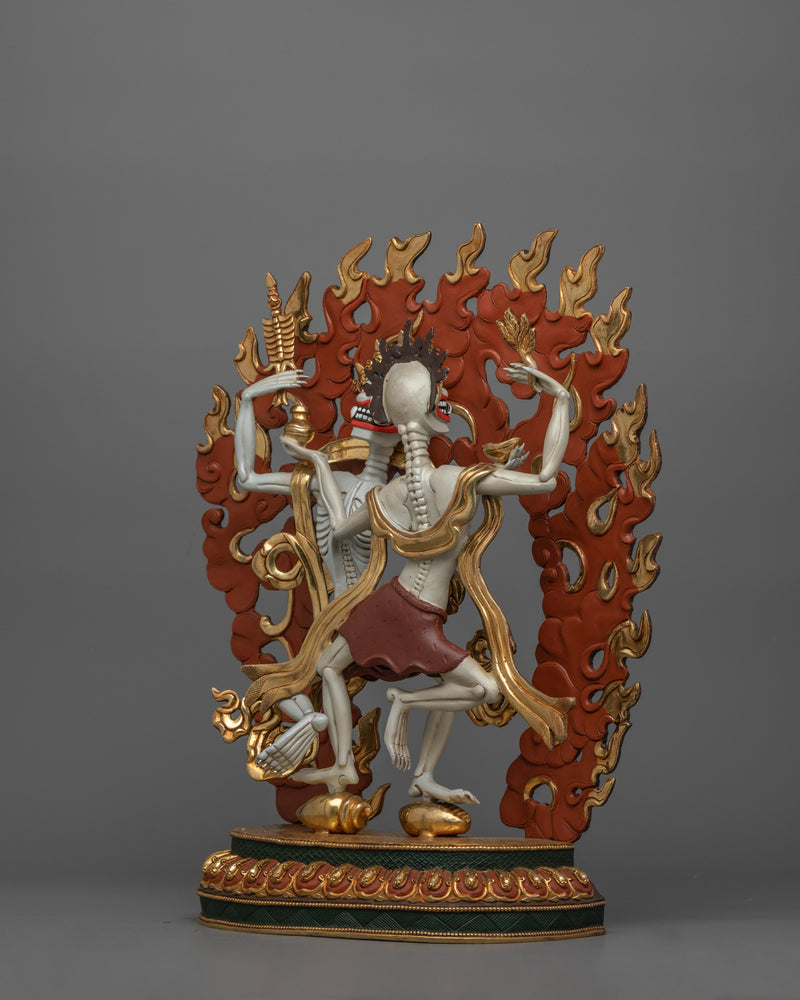 Tibetan Protector Deity Chittipati Statue | Lord of the Cremation Grounds