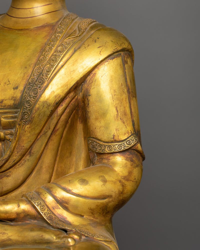 Sacred First Buddha Shakyamuni Statue | Sculpture with Peaceful Aura