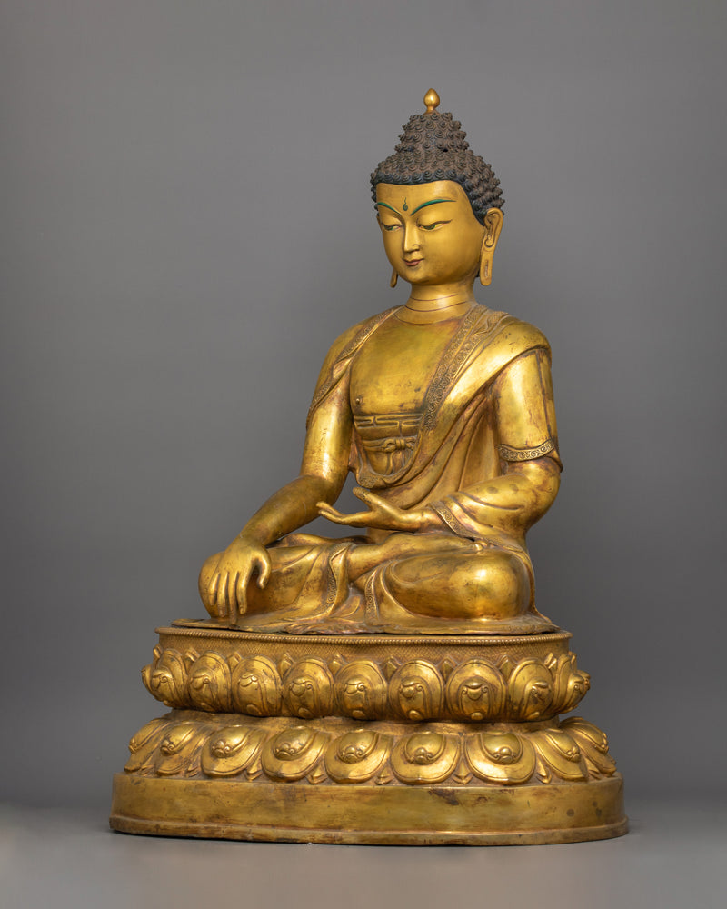 Sacred First Buddha Shakyamuni Statue | Sculpture with Peaceful Aura