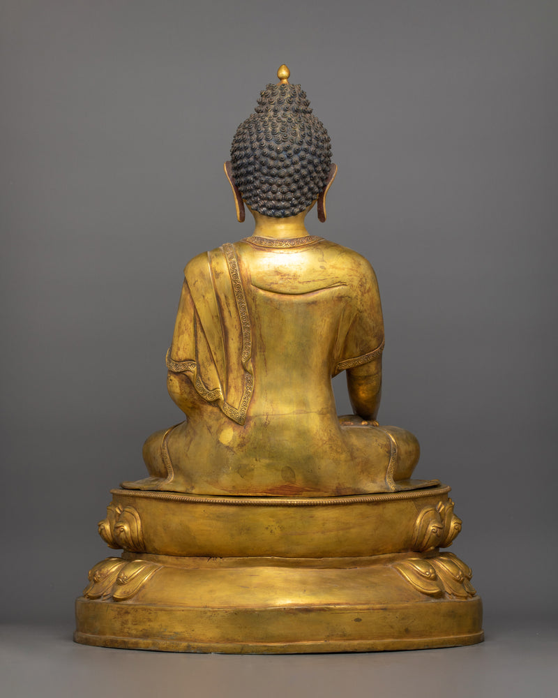 Sacred First Buddha Shakyamuni Statue | Sculpture with Peaceful Aura