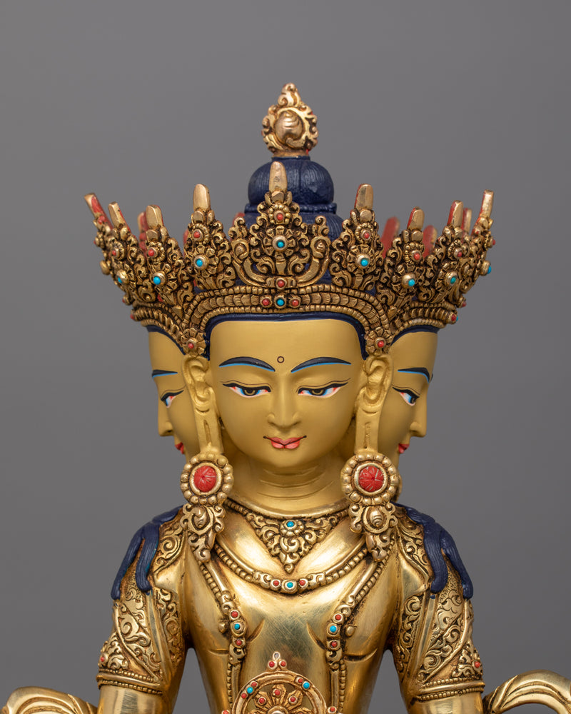 Vairochana Buddha Sculpture | Symbol of Enlightenment