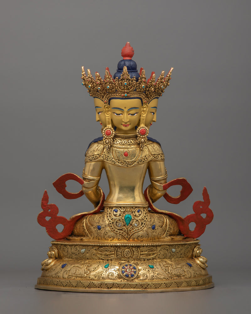 Vairochana Buddha Sculpture | Symbol of Enlightenment