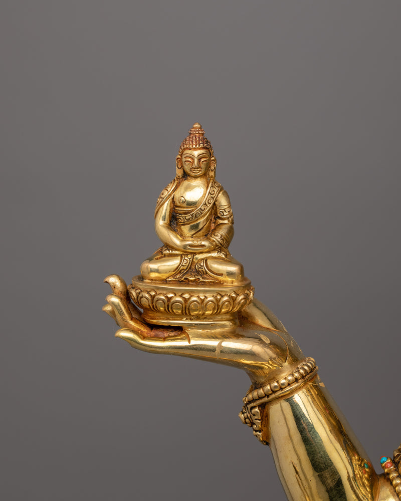 Buddhist Deity Namgyalma Statue | Symbolizes Longevity and Spiritual Purity