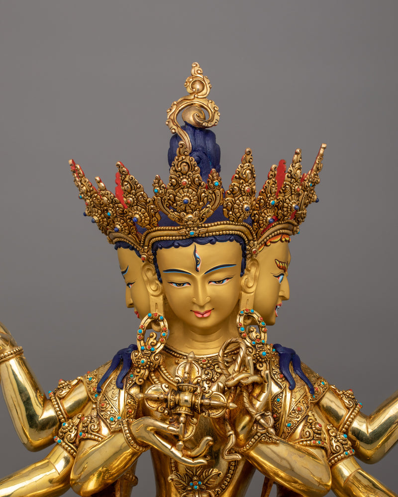 Buddhist Deity Namgyalma Statue | Symbolizes Longevity and Spiritual Purity