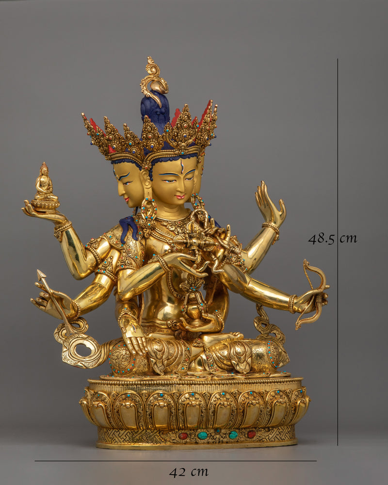 Buddhist Deity Namgyalma Statue