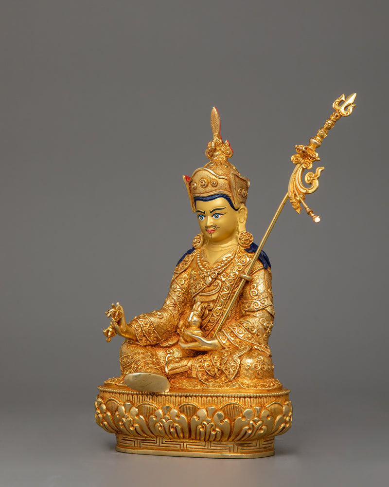 Guru Rinpoche Statue "Master of Vajrayana Buddhism" | Artisan Himalayan Craft