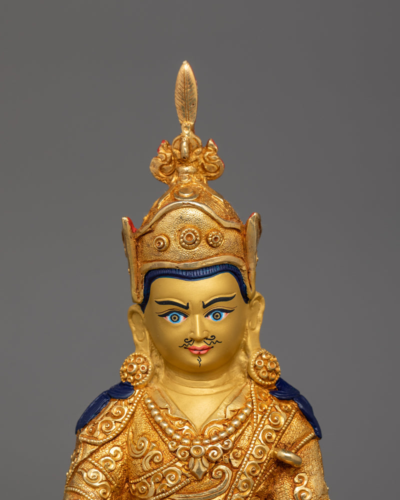 Guru Rinpoche Statue "Master of Vajrayana Buddhism" | Artisan Himalayan Craft