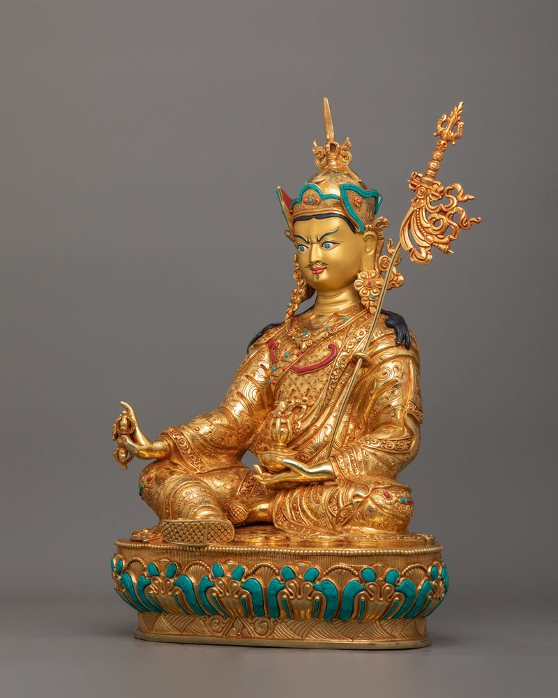 Himalayan Vajrayana Master Guru Rinpoche Statue | A Symbol of Power and Compassion