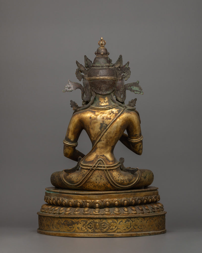 Himalayan Boddhisattva Vajrasattva Statue | The Symbol of Purification and Enlightenment