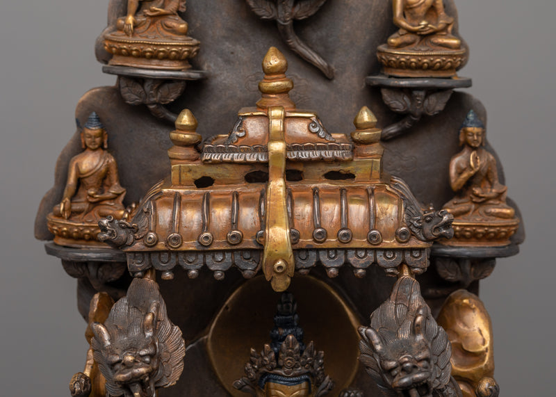 Traditional Chenrezig Buddhist Compassionate Deity Statue | Bodhisattva of Boundless Compassion