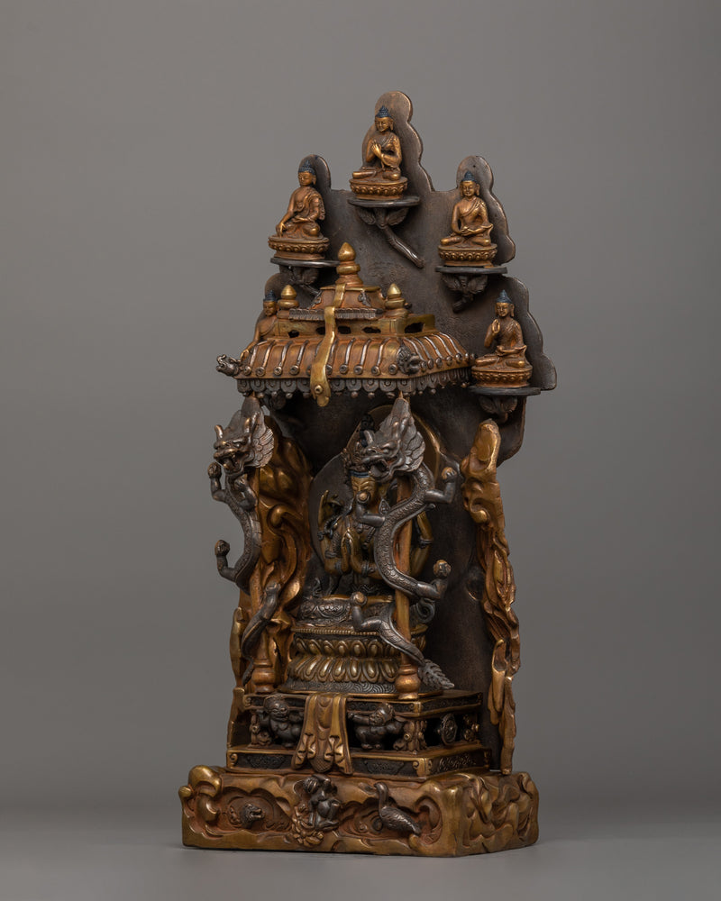 Traditional Chenrezig Buddhist Compassionate Deity Statue | Bodhisattva of Boundless Compassion