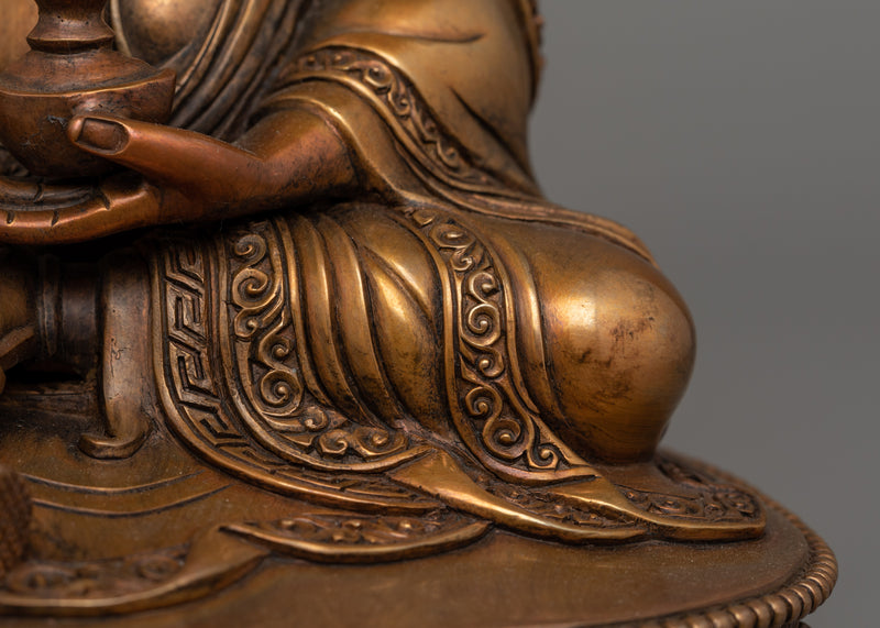 Traditional Master of Tantric Guru Rinpoche Statue | Lotus Born Master Artwork