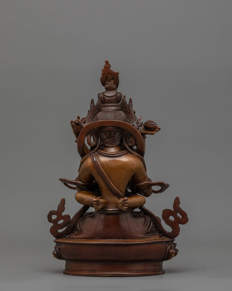 Nepalese Vajradhara Deity Sculpture | Symbol of Supreme Wisdom and Spiritual Power