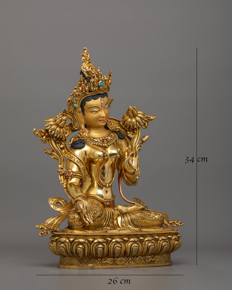 tibetan-figurine-of-white-tara