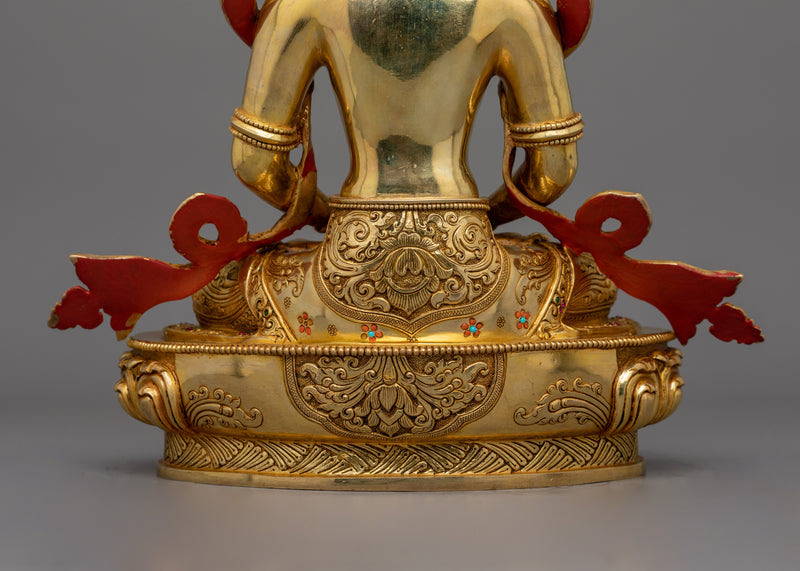 Himalayan Meditating Amitayus Figurine | Symbol of Spiritual Transformation