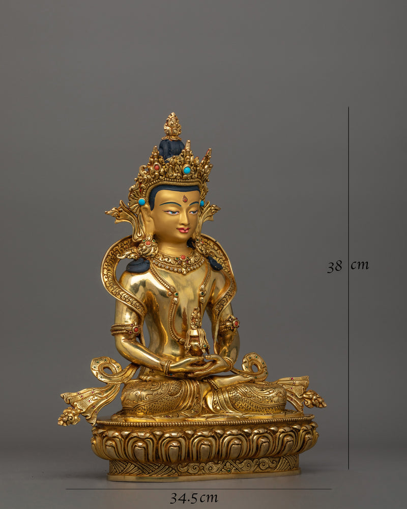 Himalayan Meditating Amitayus Figurine