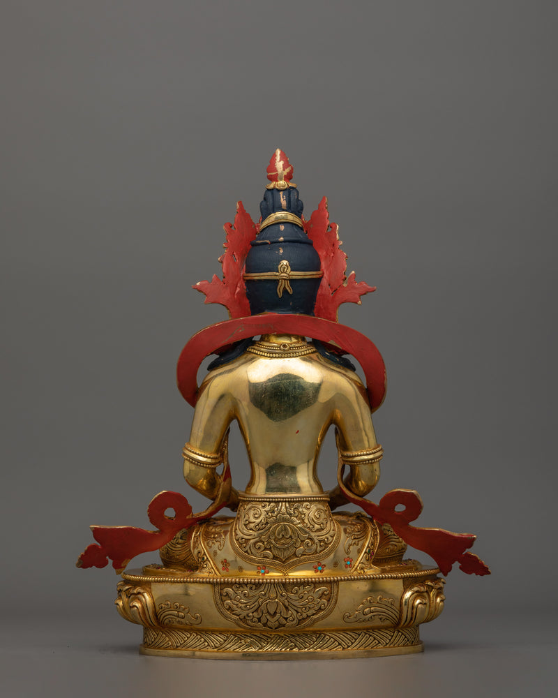 Himalayan Meditating Amitayus Figurine | Symbol of Spiritual Transformation