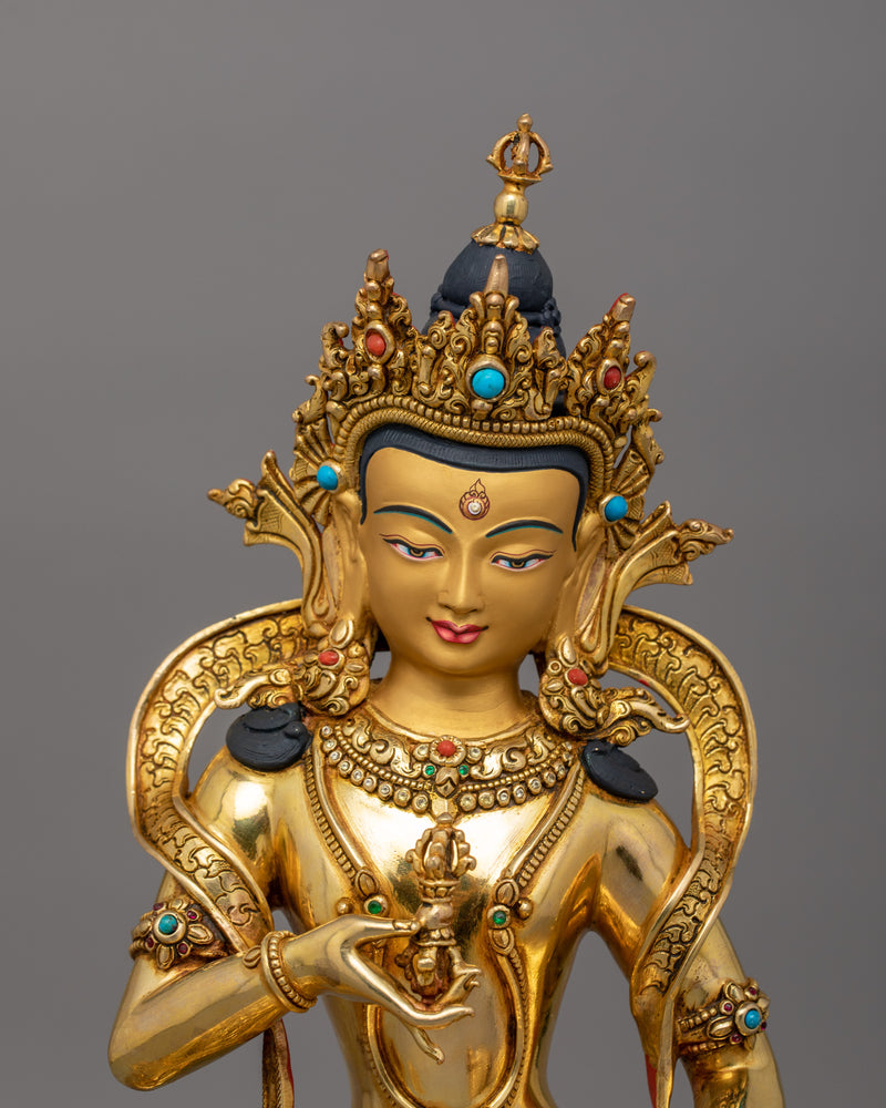 Sacred Buddhist Vajrasattva Figurine | Divine Statue for Spiritual Cleansing