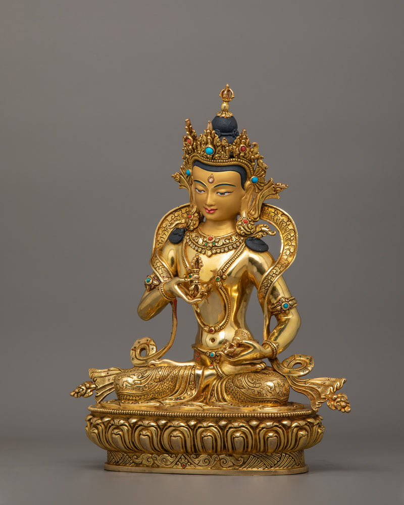 Sacred Buddhist Vajrasattva Figurine | Divine Statue for Spiritual Cleansing