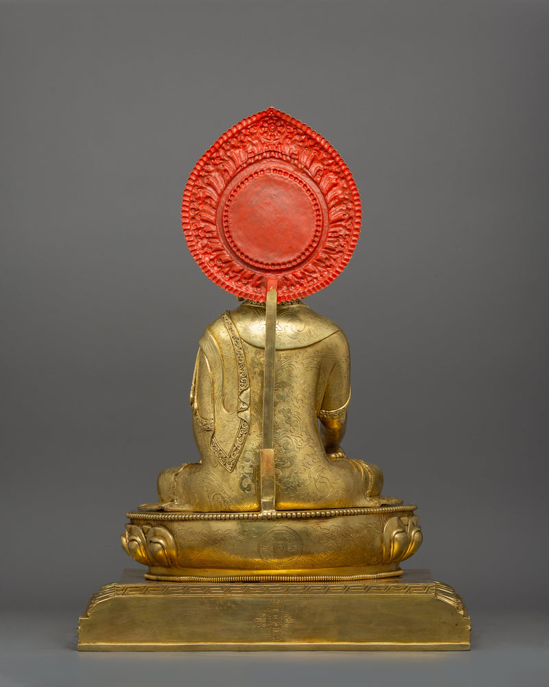 Buddhist Statue of Meditating Buddha Shakyamuni | Symbol of mindfulness practice