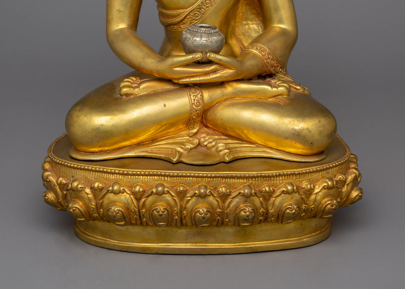 Nepalese Buddhist Statue of Amitabha Buddha | The Buddha of Infinite Light