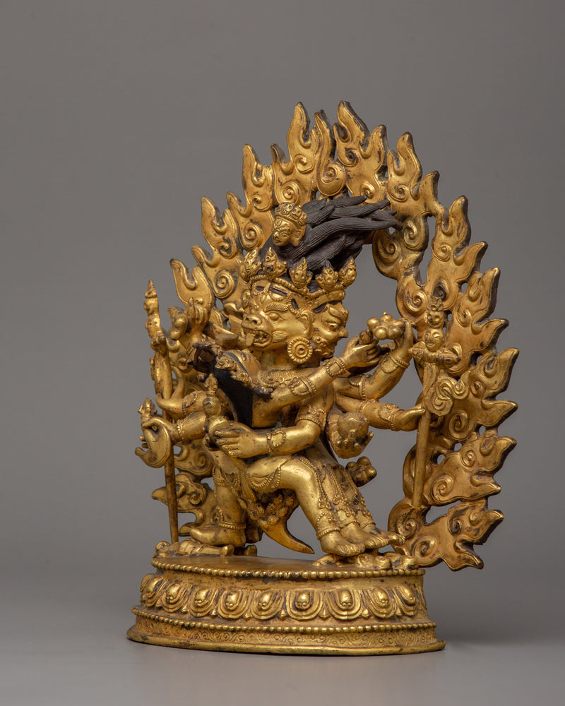 Buddhist Yidam Deity Vajrakilaya Statue | Symbol of Protection