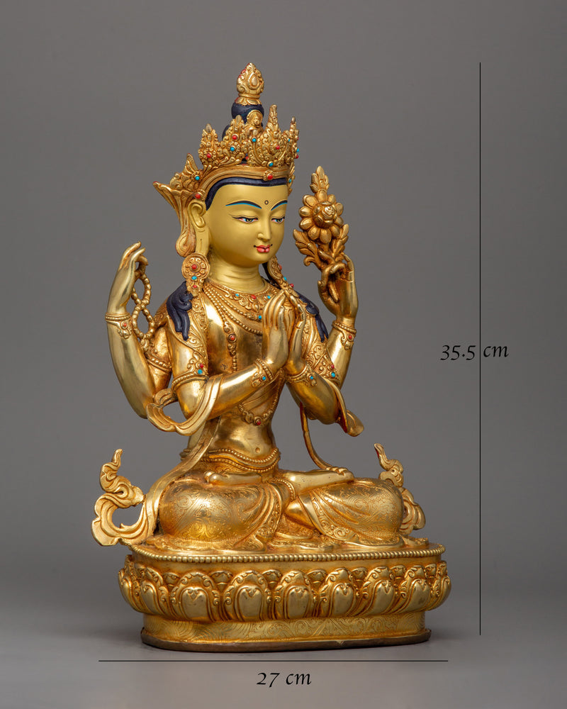 Bodhisattva Avalokiteshvara Chenresig Figurine