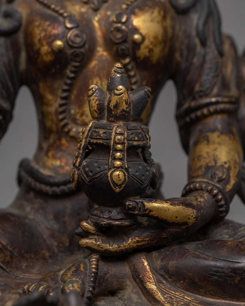 Six Armed Vasudhara Statue | Buddhist Wealth and Abundance Deity