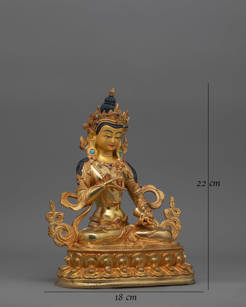 Tibetan Vajrasattva Copper Sculpture 