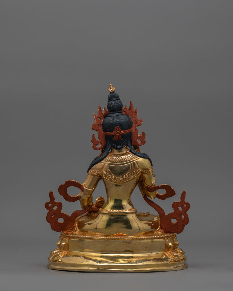 Tibetan Vajrasattva Copper Sculpture | Traditional Himalayan Art