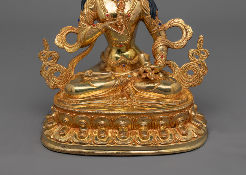 Tibetan Vajrasattva Copper Sculpture | Traditional Himalayan Art