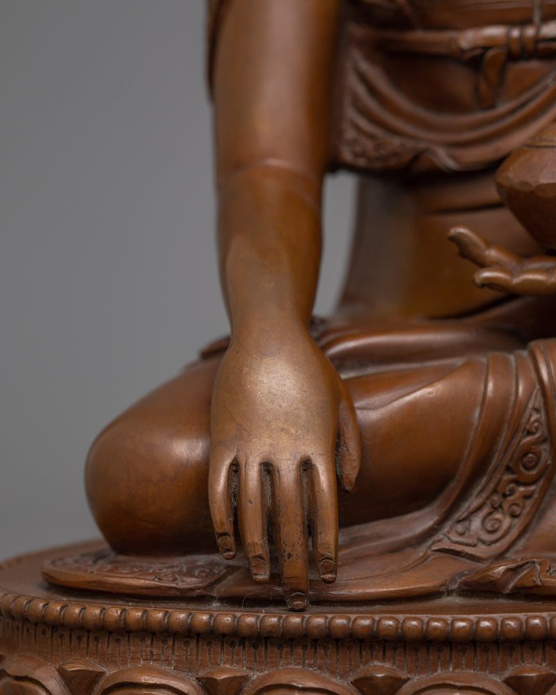 Handmade Figurine of Meditating Buddha Shakyamuni | The Path to Enlightenment