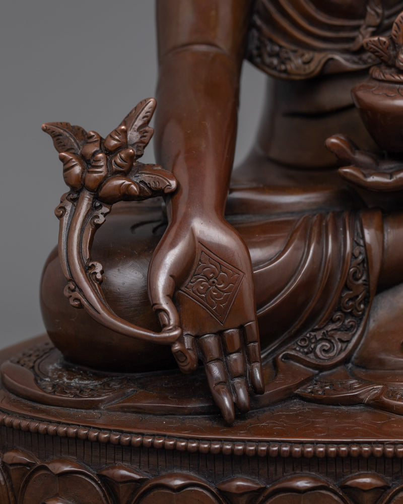 Mahayana Buddhist Bhaisajyaguru Statue | A Journey to Spiritual and Physical Well-being