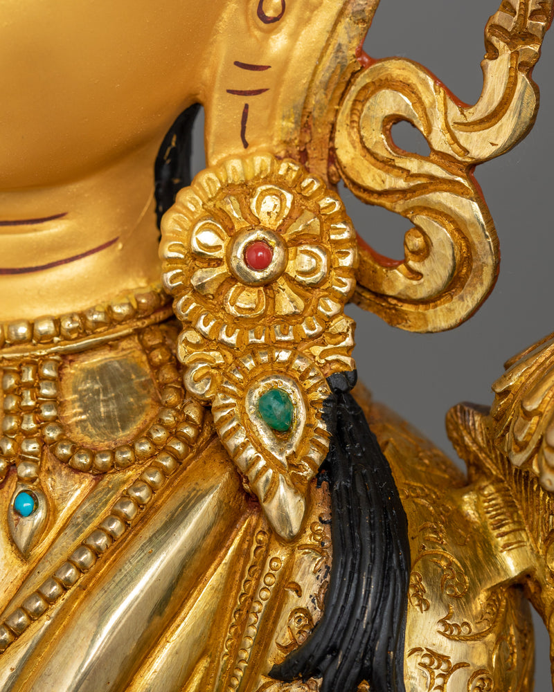 Handcrafted Bodhisattva Statue of Maitreya Buddha | Future Buddha of Compassion