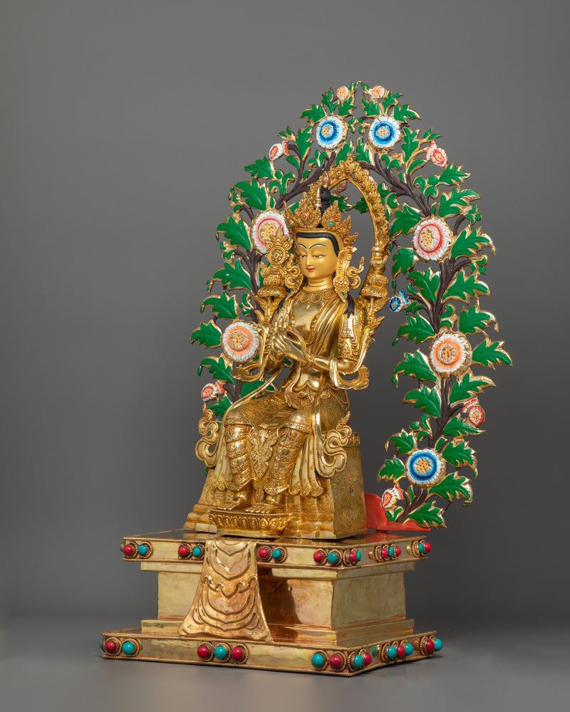 Handcrafted Bodhisattva Statue of Maitreya Buddha | Future Buddha of Compassion