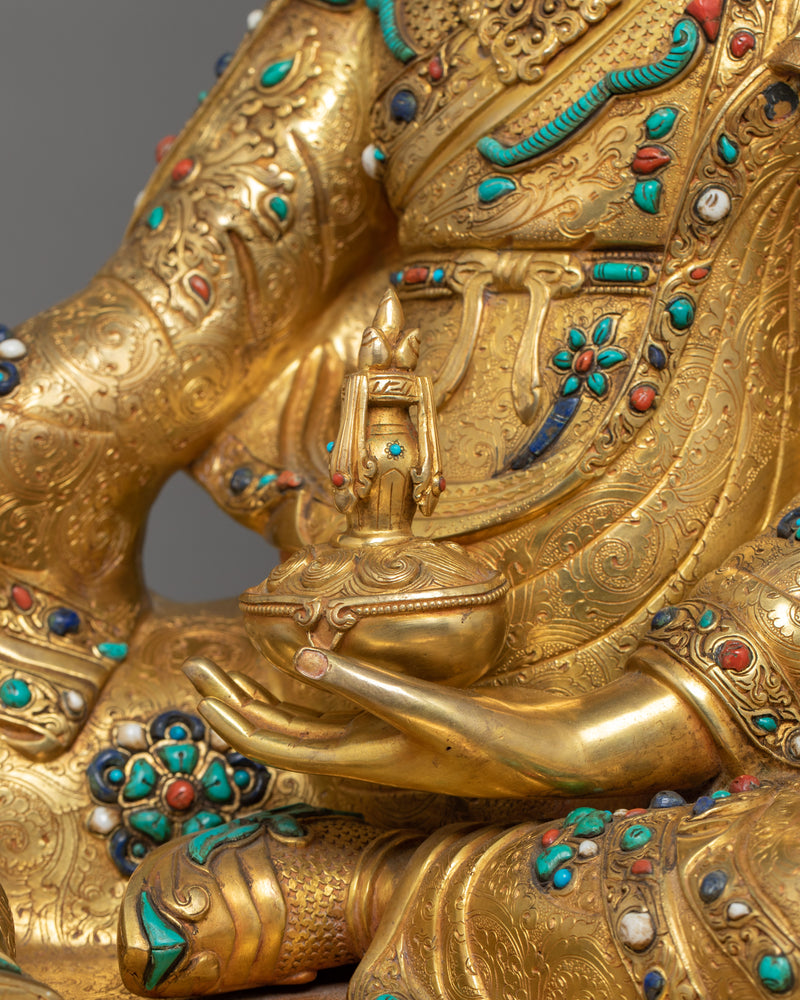 First Lotus Born Deity Guru Rinpoche Statue | Symbol of Spiritual Transformation