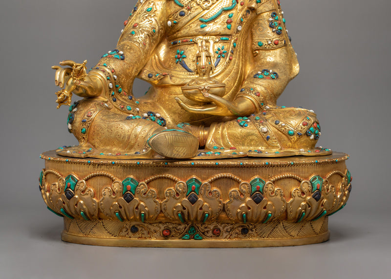 First Lotus Born Deity Guru Rinpoche Statue | Symbol of Spiritual Transformation