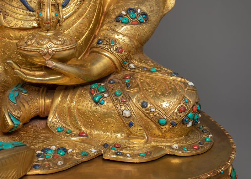 First Lotus Born Deity Guru Rinpoche Statue | Symbol of Spiritual Transformation