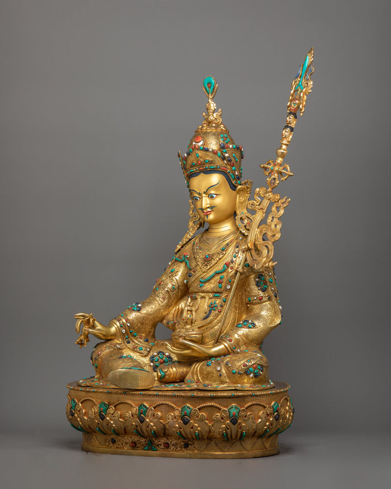 First Lotus Born Deity Guru Rinpoche Statue | Symbol of Spiritual Transformation