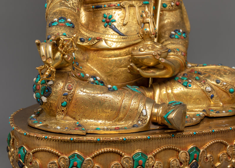 First Lotus Born Deity Guru Rinpoche Statue | Symbol of Spiritual Transformation