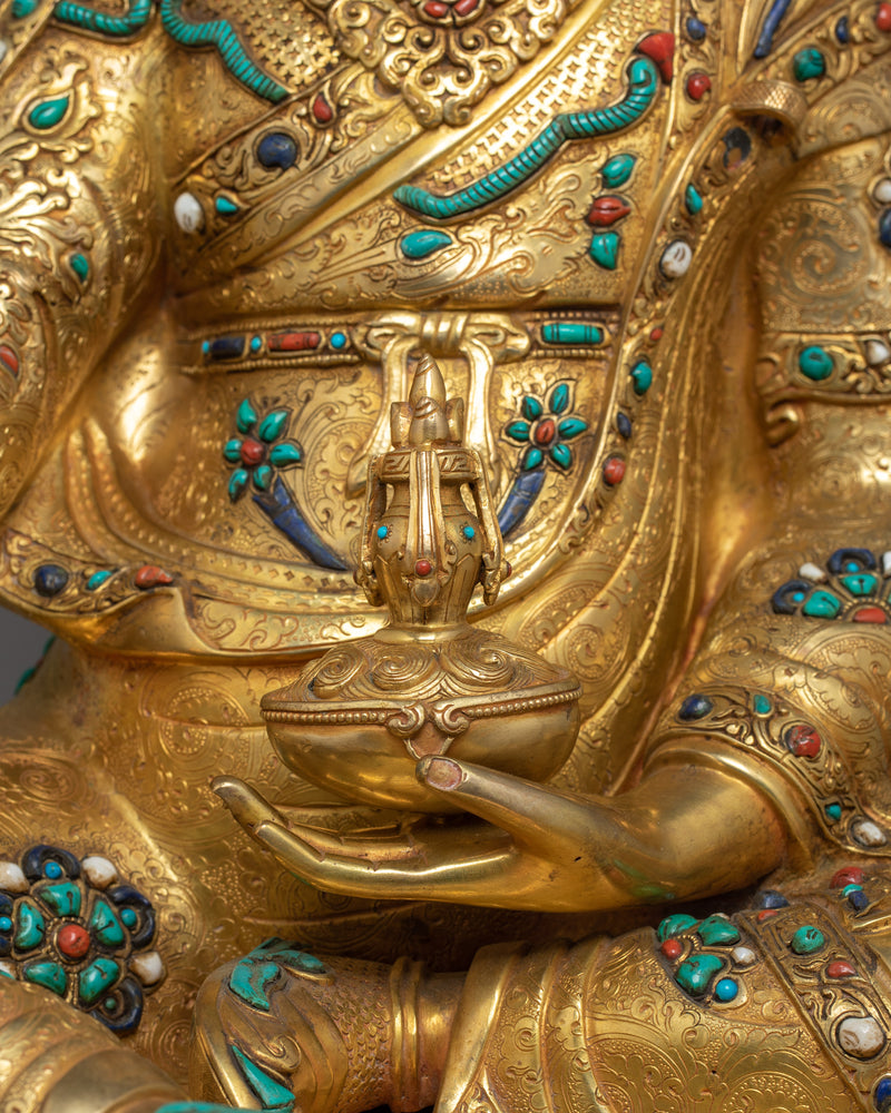 First Lotus Born Deity Guru Rinpoche Statue | Symbol of Spiritual Transformation