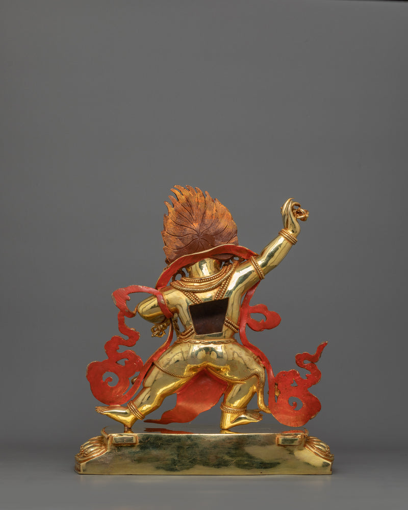 Handcrafted Vajrapani Buddhist Wrathful Deity | Holder of Thunderbolt