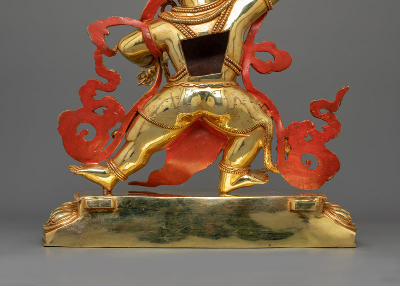 Handcrafted Vajrapani Buddhist Wrathful Deity | Holder of Thunderbolt