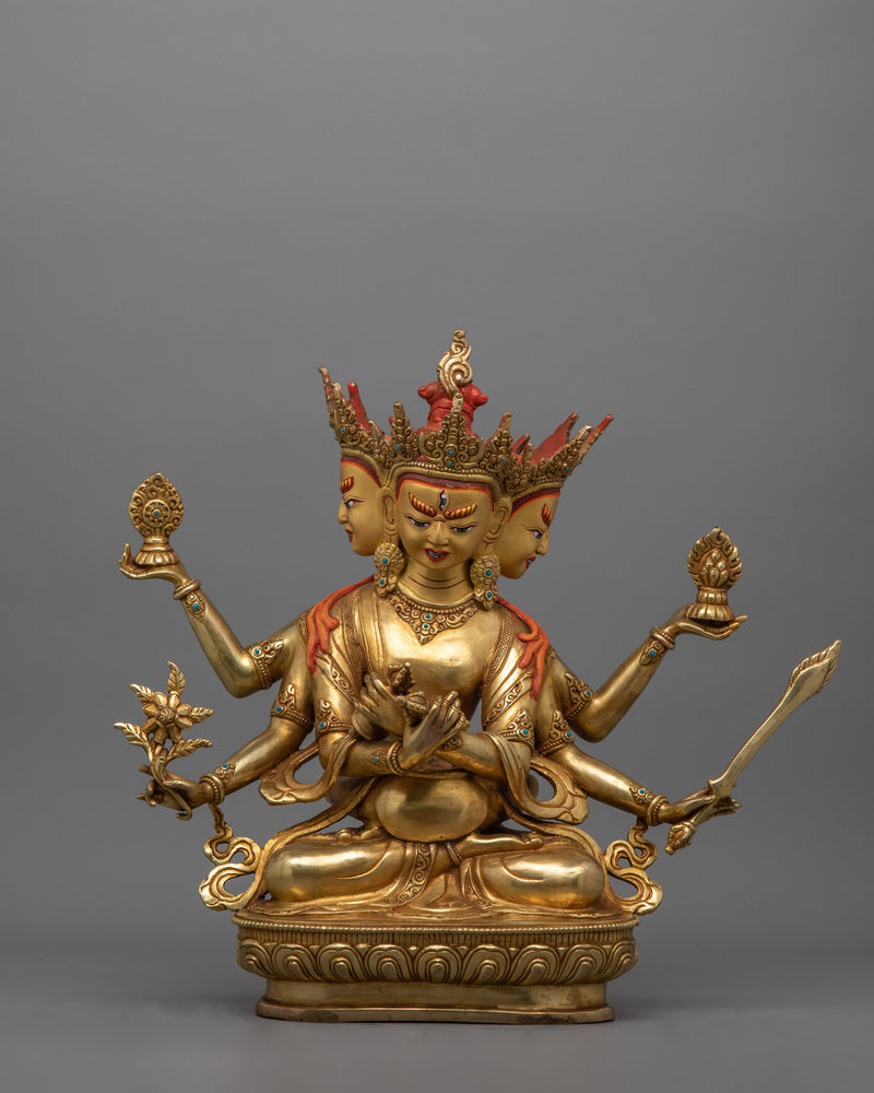 Guhyasamaja 15.2 Inch Statue | Handcrafted Buddhist Statue for Meditation